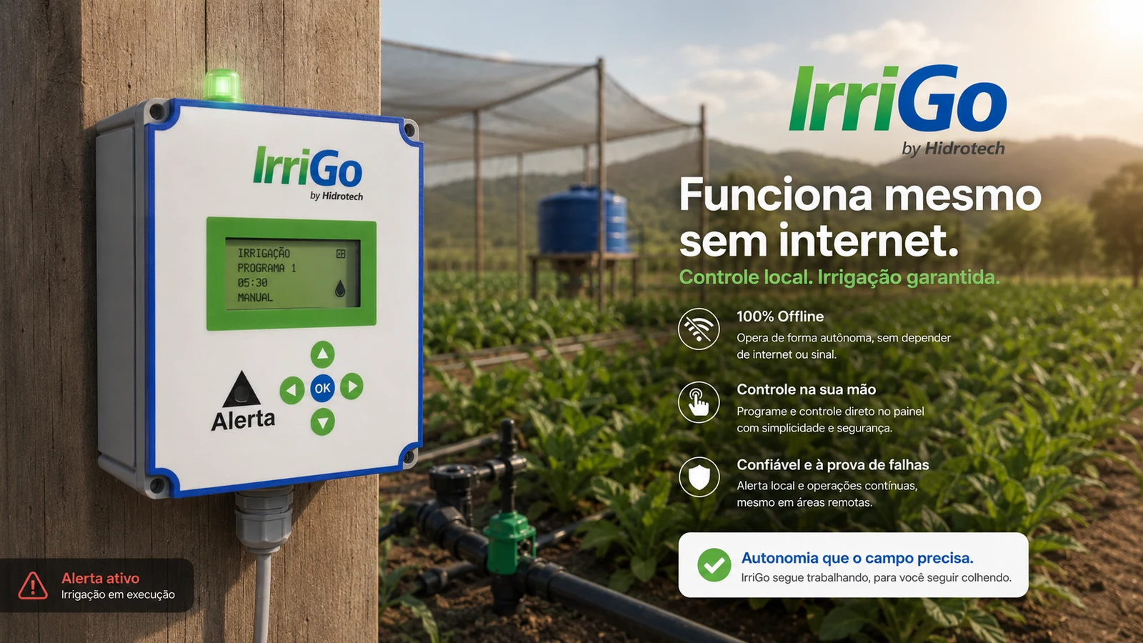 Operação offline do IrriGo